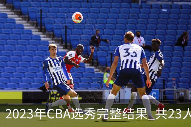 2023年CBA选秀完整结果 共23人被选中历史次高